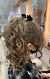成人式前撮ヘアアレンジ＋メイク - Image AVEDA 八王子店掲載