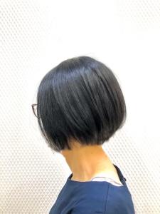 黒髪/ボブ/ショートボブ/小顔/40代50代60代/白髪染め - QUALIS 上福岡店掲載