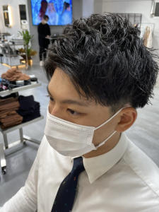 ショートライズバングスタイル　　担当澤崎 - 「SHOT」 メンズサロン高槻掲載