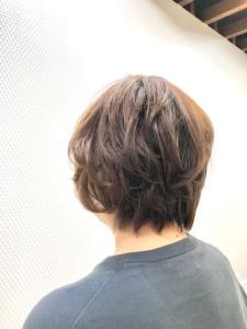 無造作ウェーブ/ショートボブ/くせ毛風/デジタルパーマ/暖色 - QUALIS 上福岡店掲載
