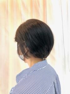 小顔/ショート/ショートボブ/黒髪/40代50代60代/白髪 - QUALIS 上福岡店掲載