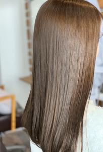 オーガニックカラー/ミルクティーベージュ/髪質改善/天神 - loup掲載