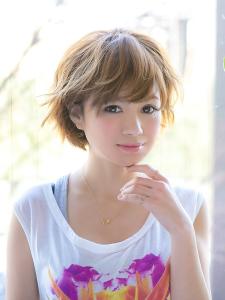 くせ毛風 カール マッシュ ショート 大人ボブ - hair's ROSSO TERRACE掲載
