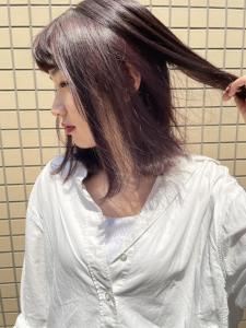 ～くすみ感が可愛いスモーキーピンク～ - 福岡 オーガニックカラー miroa掲載