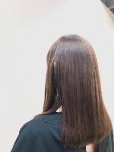 縮毛矯正/ナチュラルストレート/セミロング/ダークブラウン/ - QUALIS 上福岡店掲載