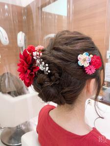 成人式前撮りアレンジヘア - Image AVEDA 八王子店掲載