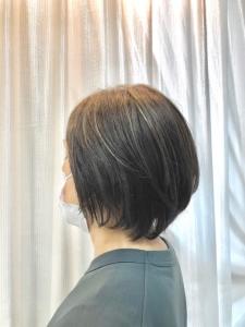 ハイライト/グレージュ/グラボブ/ショートボブ/30代40代 - QUALIS 上福岡店掲載