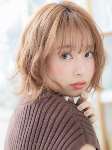 外国人風テラコッタ抜け感切りっぱなしロブ　ピンクベージュ - mod's hair【モッズヘア】越谷/越谷西口店掲載