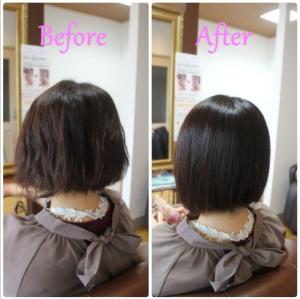 カットの失敗と髪のくせでまとまらない髪を艶髪にシフトチェンジ - くせ毛専門美容室ヘアエステ ウィルミナ掲載