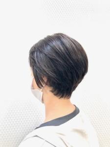 黒髪/白髪染め/小顔/ショート/ショートグラ/30代40代 - QUALIS 上福岡店掲載