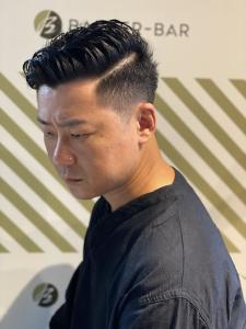 大人のサイドパートスタイル【BARBER-BAR】 - バーバーバー赤羽掲載