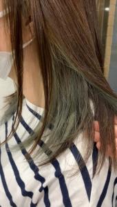 Green color - HAIR SALoN THE NAKED掲載