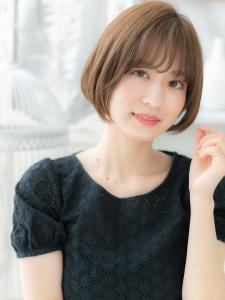 大人かわいいバレイヤージュ透け感小顔ボブ　ボブレイヤー - mod's hair【モッズヘア】上尾/上尾西口店掲載