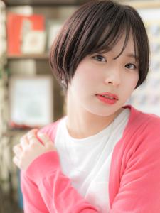 黒髪くすみカラーミニボブショートマッシュ 小顔補正立体カット - COVER HAIR & SPA bliss【カバーヘア アンド スパ ブリス】浦和/浦和西口店掲載