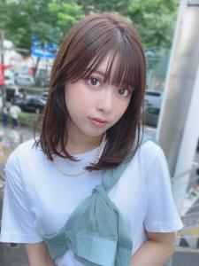 内巻きスタイルがかわいいロブ - amble luxe 池袋【アンブル リュクス】掲載