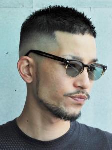 メンズ　ワイルドサイドグラデーションフェードカットBUZZ - GUZZLE 原宿店掲載