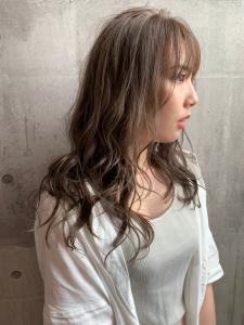 西宮/斜めバング/アシンメトリー/大人/小顔/インナーカラー - MODE K's 西宮店掲載