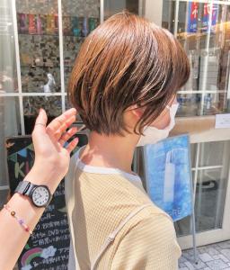 頭の形が綺麗に見える丸みショートボブ【山根】 - Neolive aim 横浜店掲載