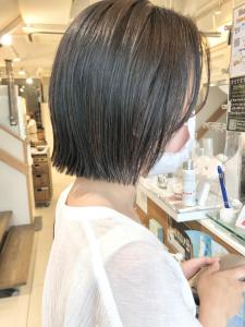 切りっぱなしボブ　大人可愛い　顔周りレイヤー - Neolive aim 横浜店掲載