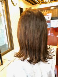 外ハネ/ミディアム/30代40代50代/ナチュラルブラウン/ - QUALIS 上福岡店掲載