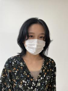 韓国風バング×ダークブルー - SARA Beauty Sight 九大学研都市店掲載