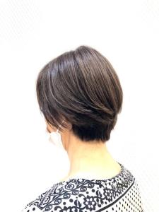 小顔ショート/ショートグラ/ショート/白髪染め/40代50代 - QUALIS 上福岡店掲載