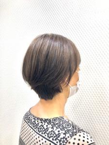 小顔ショート/ショートグラ/ショート/白髪染め/40代50代 - QUALIS 上福岡店掲載