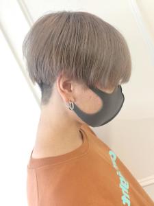 韓流ハイトーンマッシュ - Hair studio Olive 心斎橋店掲載