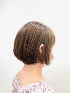丸みボブ/小顔/ショートボブ/アッシュグレー/30代40代 - QUALIS 上福岡店掲載