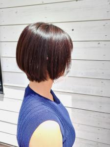 ショートボブ×ルージュブラウン - terrace hair & botanical掲載