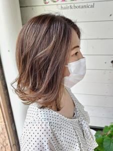 ライラックグレージュ×ボブ - terrace hair & botanical掲載