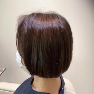 自然なハイライトボブスタイル - Oasis HAIR掲載