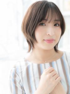 グレ―ジュカラー透明感前下がりボブウルフ　ハーブカラー - mod's hair【モッズヘア】越谷/越谷西口店掲載