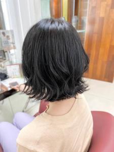小顔/ミディアムボブ/黒髪/大人可愛い/30代40代50代/ - QUALIS 上福岡店掲載