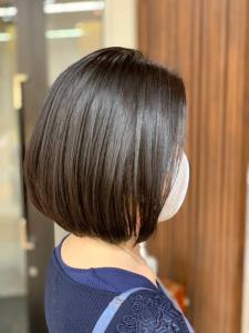 前下がり/ボブ/小顔/40代50代60代/白髪染め/ - QUALIS 上福岡店掲載