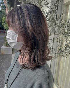  グレージュレイヤーボブ - 全席個室型美容室 Rue D'or 可児店掲載