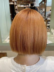 オレンジベージュ　オルチャン　ミニボブ - COLETTE 【コレット】掲載