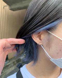 クリアブルー×インナーカラー - ACT 表参道店掲載