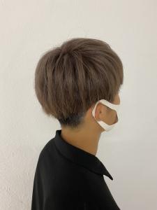 ピンクベージュマッシュ - ungu ul掲載