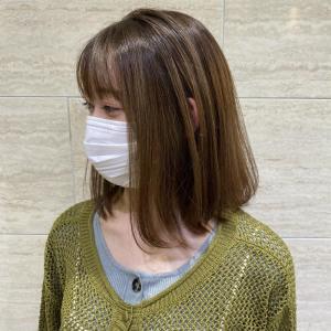 切りっぱなしボブ/アッシュベージュ/西原晃 - FACE。大船掲載