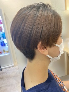 メンズ　×　センターパート