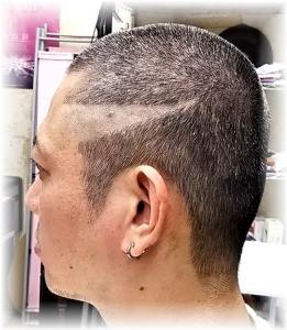 丸刈り＋レザーアーティスティックス - ヘアサロンハラダ掲載