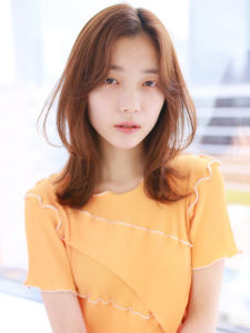 【La fith】 韓国風くびれミディアム×オレンジベージュ - La fith hair lino 三宮店掲載