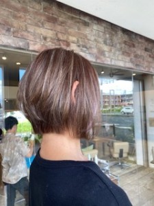前下がりショートボブ - DAM hair garden掲載