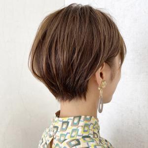 大人可愛い耳掛け前下がりショートボブ♯丸みショート - florita掲載