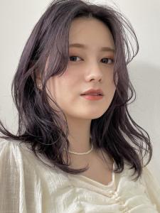 【 YOKE 】ブルーラベンダーヨシンモリくびれヘア韓国 - YOKE掲載