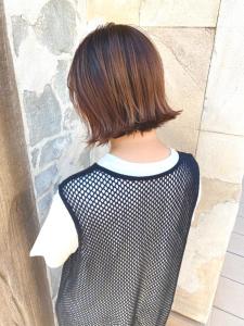 【151e_戸塚】*外ハネボブ+バレイヤージュブラウン* - 151e_戸塚掲載