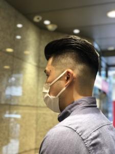 銀座スリックバックスキンフェードカットコース - ヘアーモードキクチ 銀座店掲載