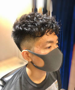 フェード/スパイラルパーマ/短髪パーマ　【銀座】<理容室> - N.BARBER GINZA【エヌドットバーバー銀座】掲載