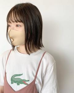 オリーブベージュ×ぱつんボブ - The Labo ungu掲載